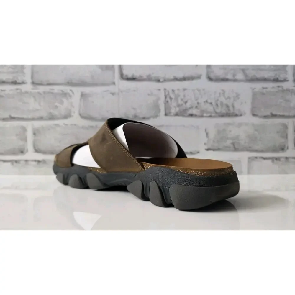 NEW KEEN Men's Daytona II Slide Bison/Black Men's Size 10 - 1027281